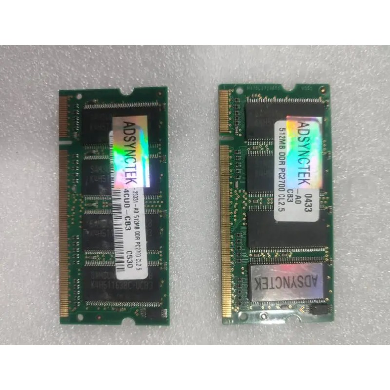 Laptop Accessories Ram - Memoria SODIMM DDR Original de 256MB,