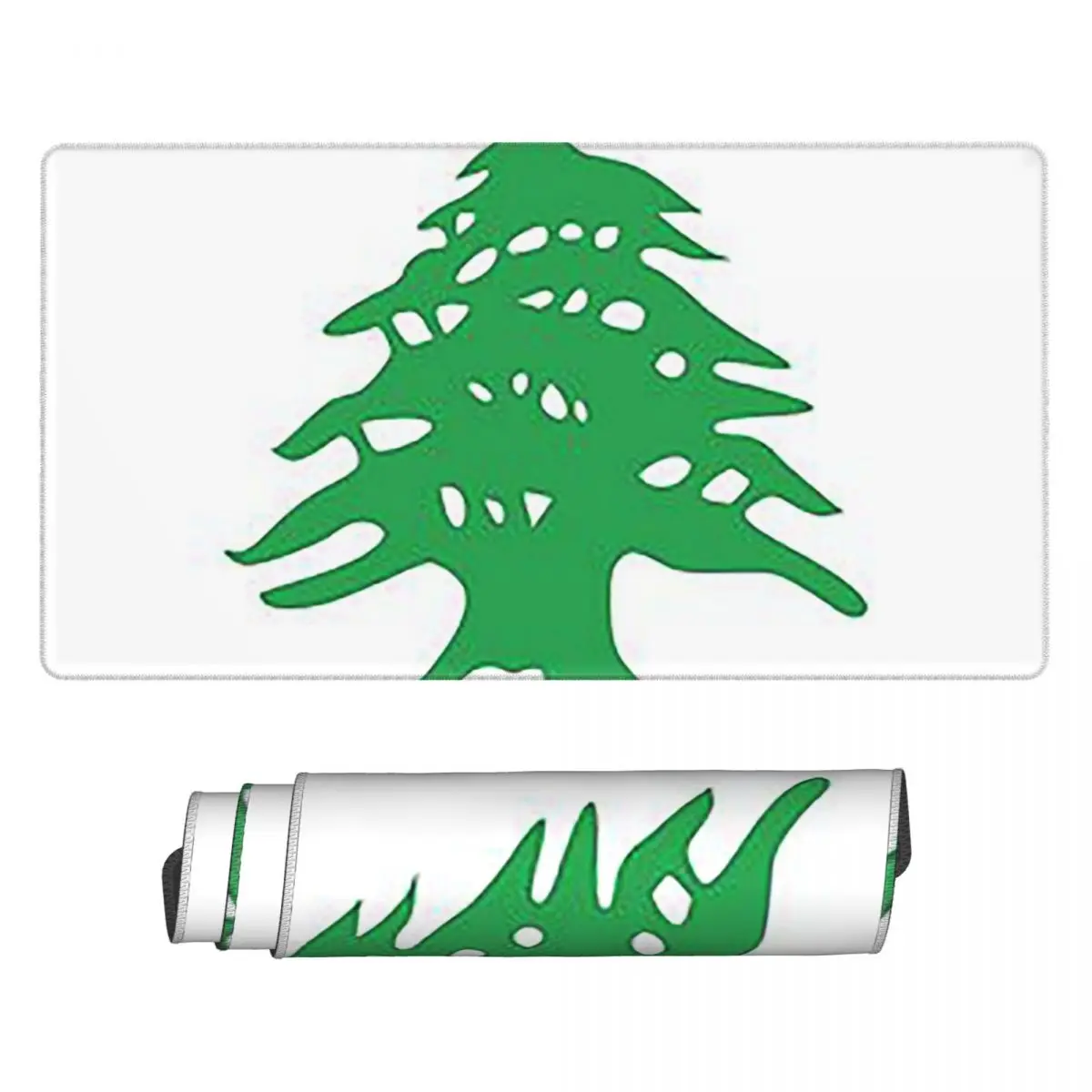 Laptop Accessories Lebanon - Alfombrilla grande para ratón con bandera