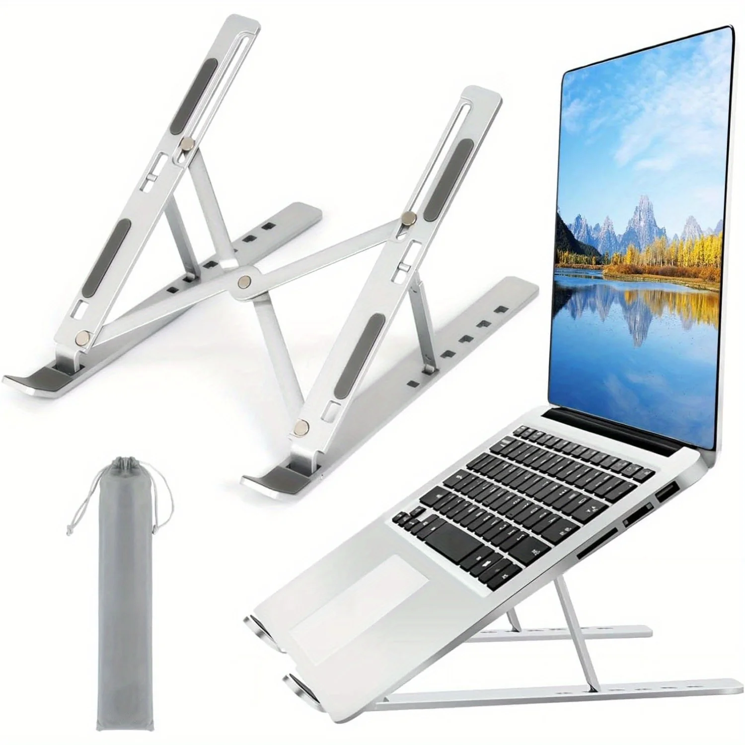 Laptop Accessories Dell - Soporte de aluminio ajustable para computadora