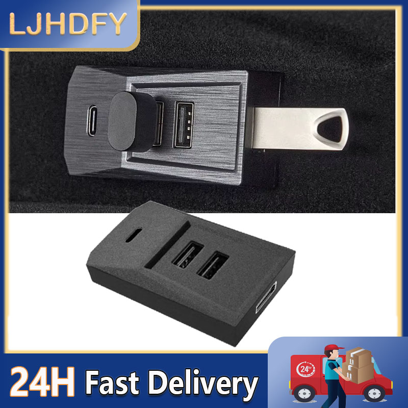 Usb C Docking Hub - Estación acoplamiento para guantera coche, concentrador