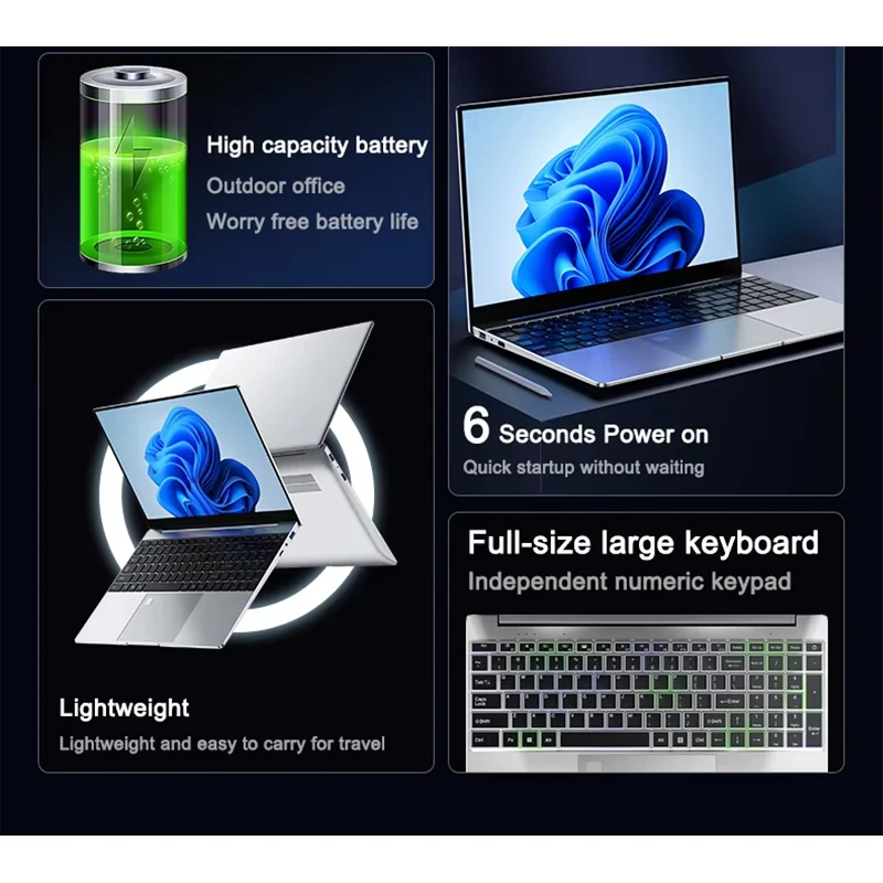 Portátil de 15.6 Pulgadas Full - Laptop Accessories Ram reseña y precio