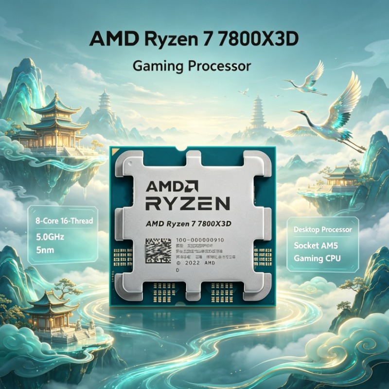 CPU AMD Ryzen 7 R7 7800X3D, 96 - Amd Cpu Ryzen 5 reseña y precio