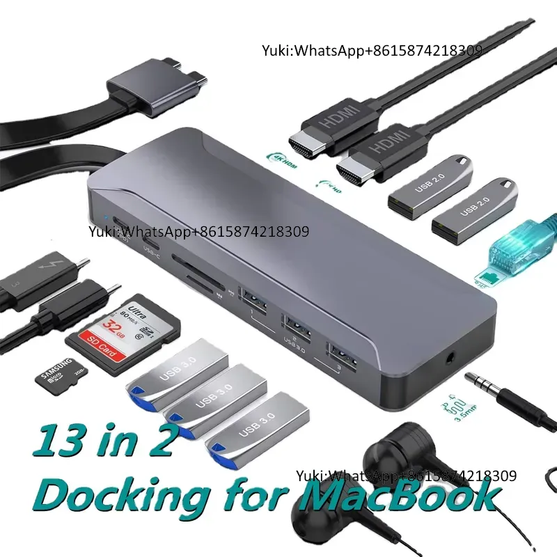 Estación de Acoplamiento con D - Usb C Docking Hub reseña y precio