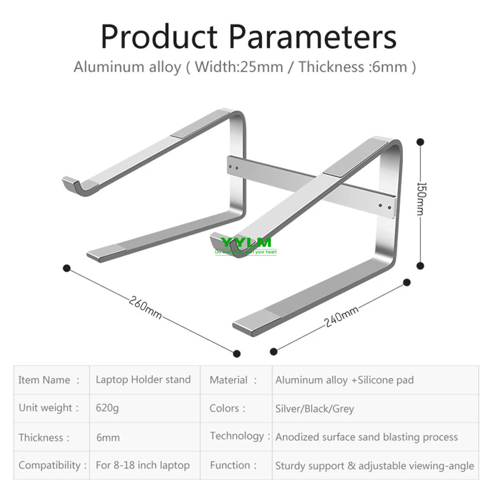 Soporte de aluminio para orden - Laptop Accessories Dell reseña y precio