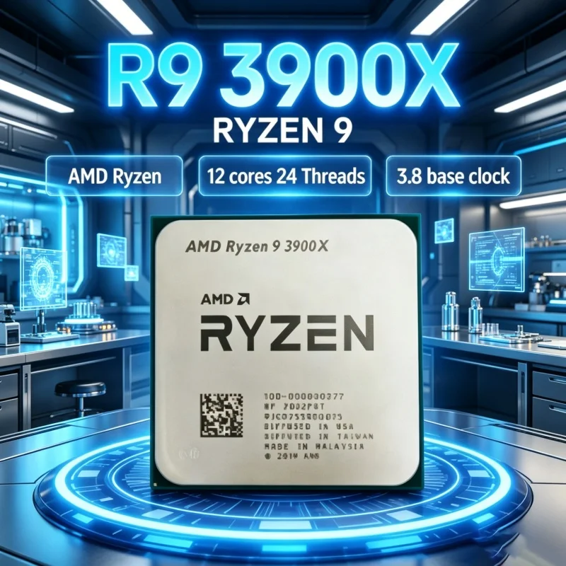 Procesador AMD Ryzen 9 3900X D - Amd Cpu Ryzen 9 reseña y precio