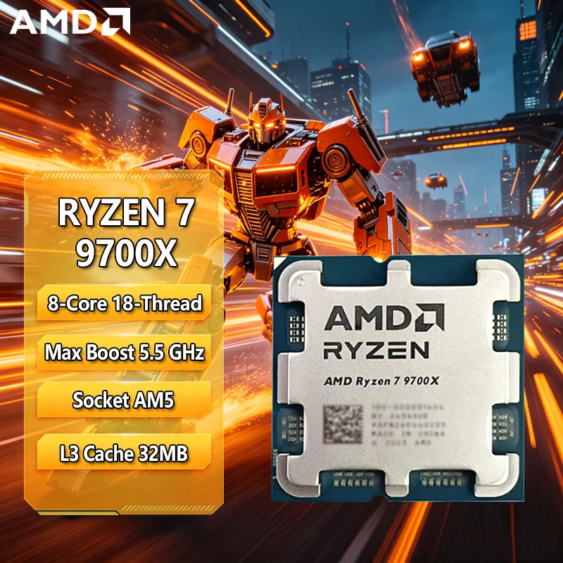 Procesador AMD Ryzen 7 9700X,  - Amd Cpu Ryzen 5 reseña y precio