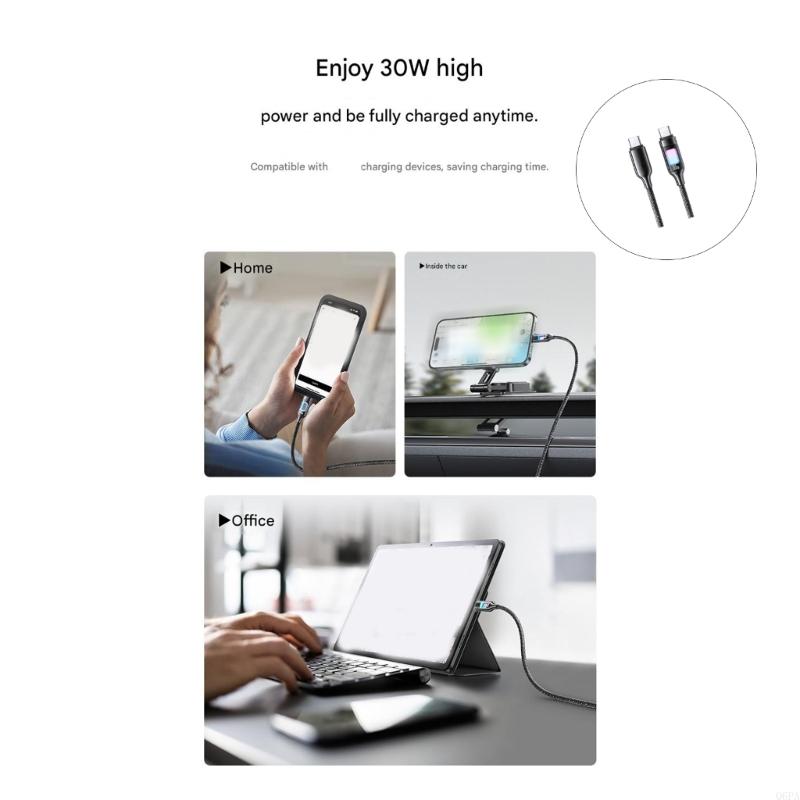Cable carga Q6PA USB C 30W ent - Laptop Open Accessories reseña y precio