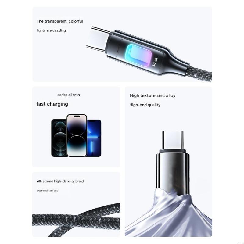 Cable carga Q6PA USB C 30W ent - Laptop Open Accessories reseña y precio