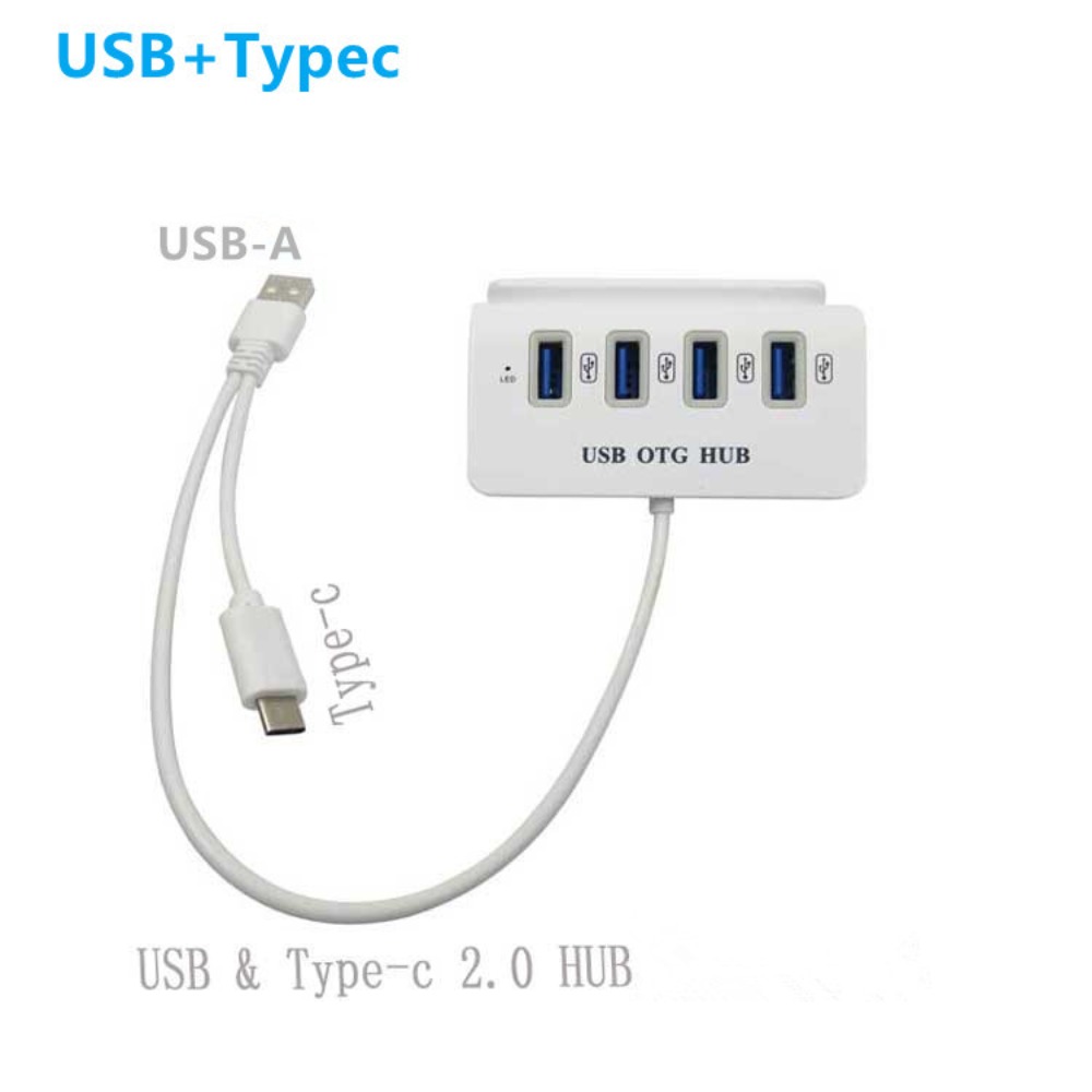 Hub OTG USB, Hub OTG USB2.0 4  - Usb C Docking Hub reseña y precio