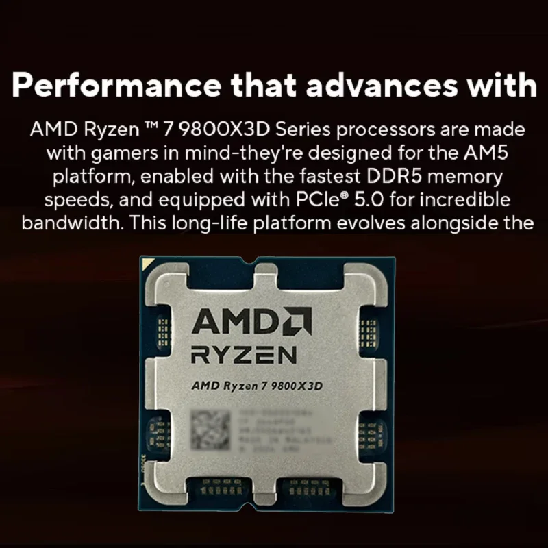 AMD Ryzen 7 9800X3D R7 9800X3D - Amd Cpu Ryzen 5 reseña y precio