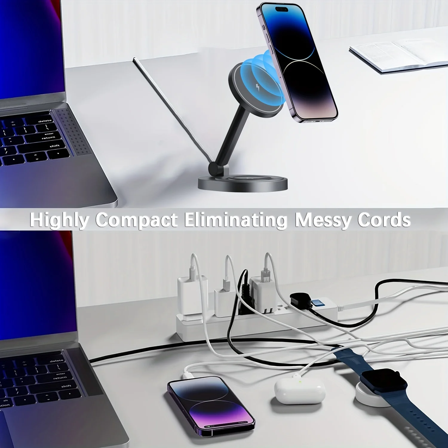 Soporte de cargador inalámbric - Usb C Docking Hub reseña y precio