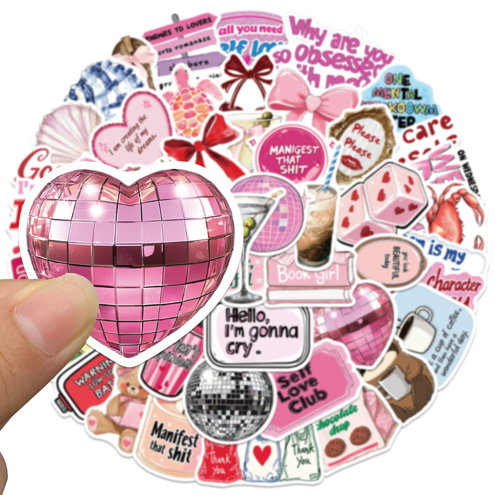 50PCS Pegatinas Rosas Inspirad - Laptop Accessories Girly reseña y precio