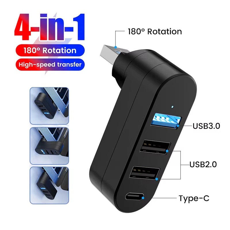 Hub USB 3.0 Mini Splitter Box  - Laptop Accessories Box reseña y precio