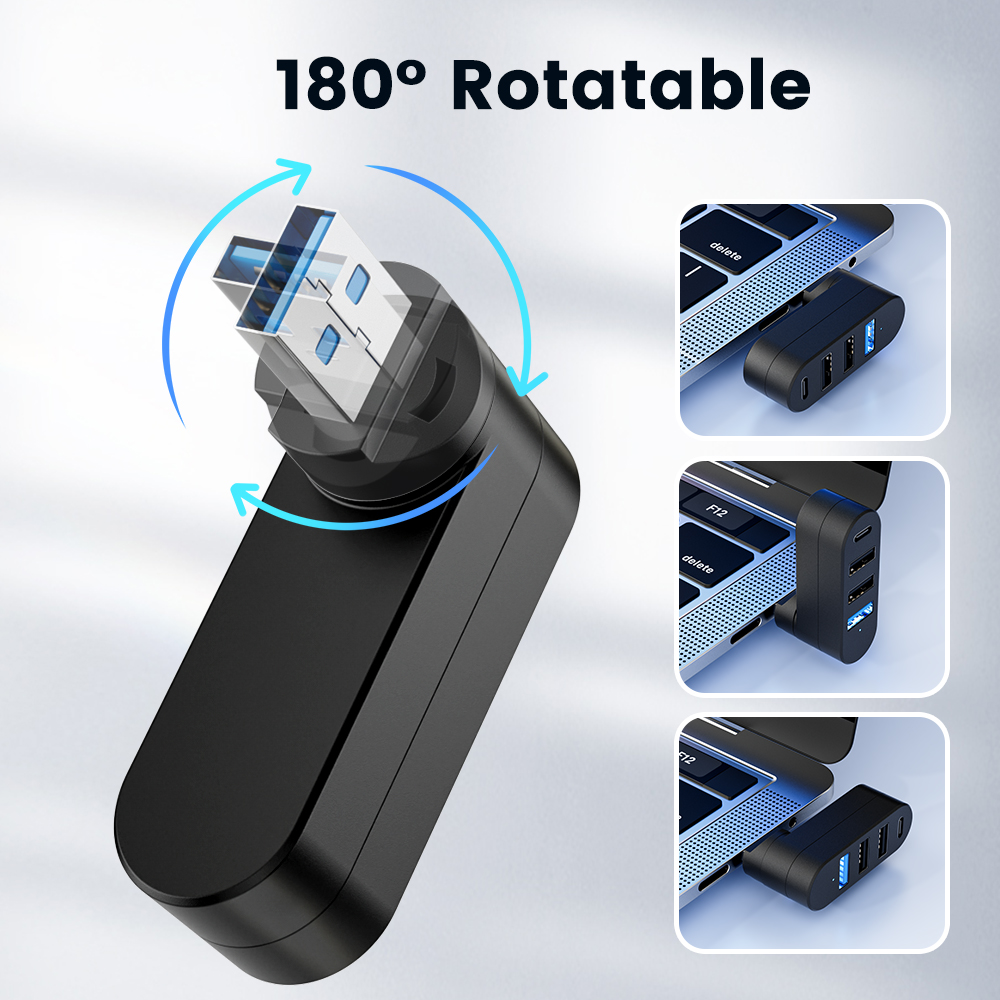 Hub USB 3.0 Mini Splitter Box  - Laptop Accessories Box reseña y precio