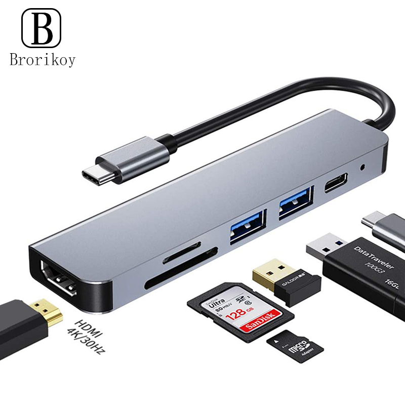 Estación de acoplamiento 6 en  - Usb C Docking Hub reseña y precio