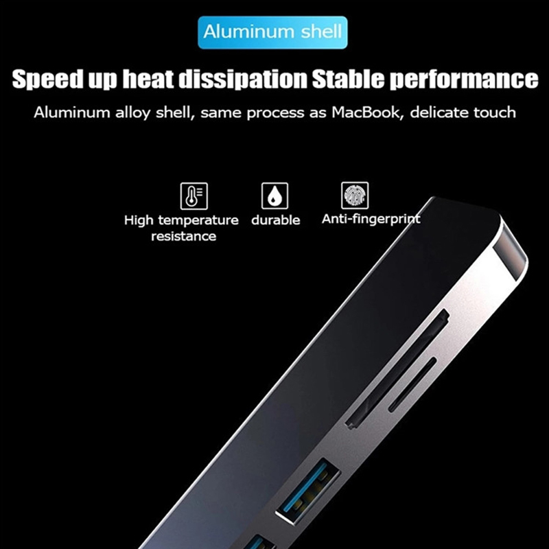 Estación de acoplamiento 6 en  - Usb C Docking Hub reseña y precio